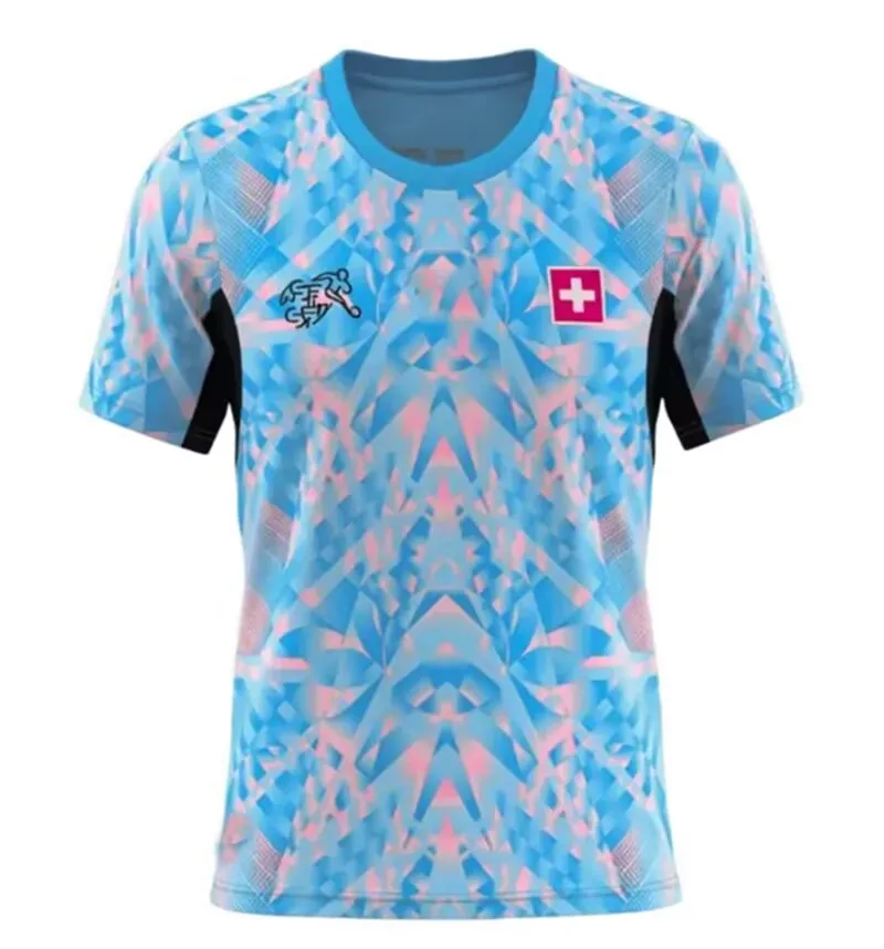 2026 World Cup Switzerland Soccer Jerseys 26/27 SWISS National Team ELVEDI ZAKARIA SOW RIEDER EMBOLO SHAQIRI Football shirt STEFFEN FREULER Kids Kit u
