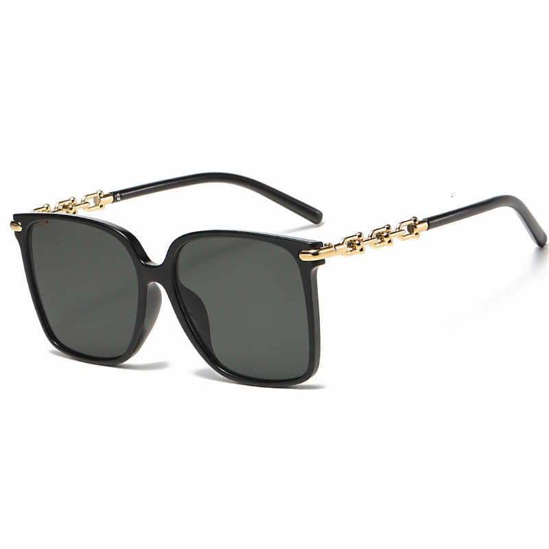 2026 New Designers Chain-style Sanctuary Women's Sun Glasses - Outdoor Beach Square Large Frame Sun Glasses - Trendy Street Photography Style Eye