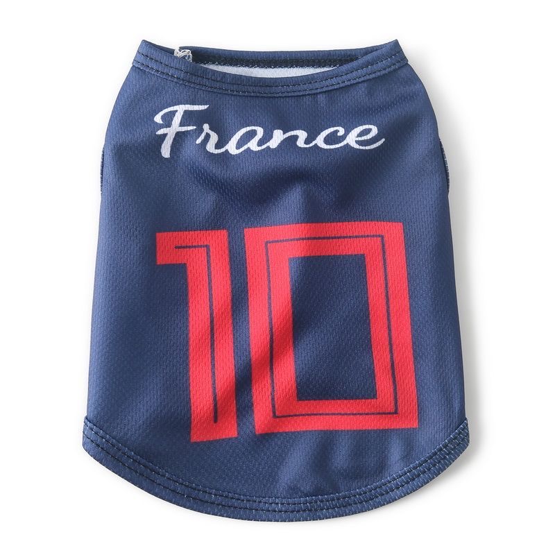 World Cup National Team Dog Jersey Breathable Mesh Pet Sports Vest 7 Sizes XS to XXL Mexico Brazil Argentina Portugal Spain France High End Pet Appare