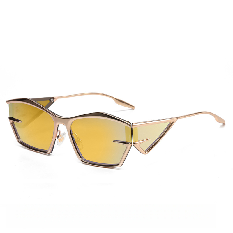2026 New Model Designer Futuristic Style Technological Lens Sunglasses Fashion Show Outdoor Beach Fashion Sunglasses Suitable For Both Men And Women