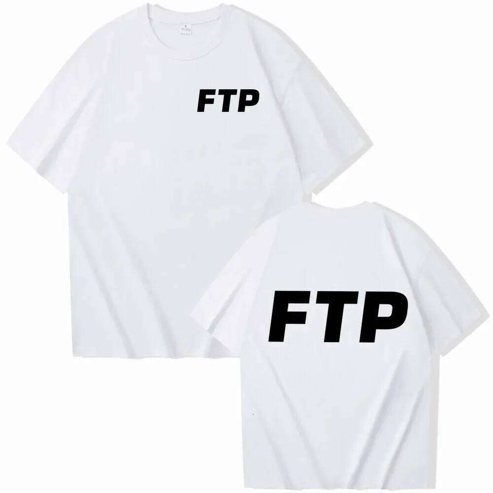 Simple FTP Printed Graphic Short Sleeve T Shirt Men Street Wear Men's Top 26H0413 - view 3