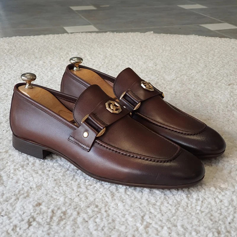 Fashion Shoes Men Casual Autumn Leather Loafers Office For Driving Moccasins Comfortable Slip on Party 260413