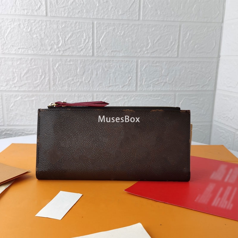 Stylish Women Wallet Designer Card Holder Long Leather Zippy Wallet Fashion Handbag Fold Wallet Money Clip Cash Organizer Compact Mens Wallet Double Zippers Pouch
