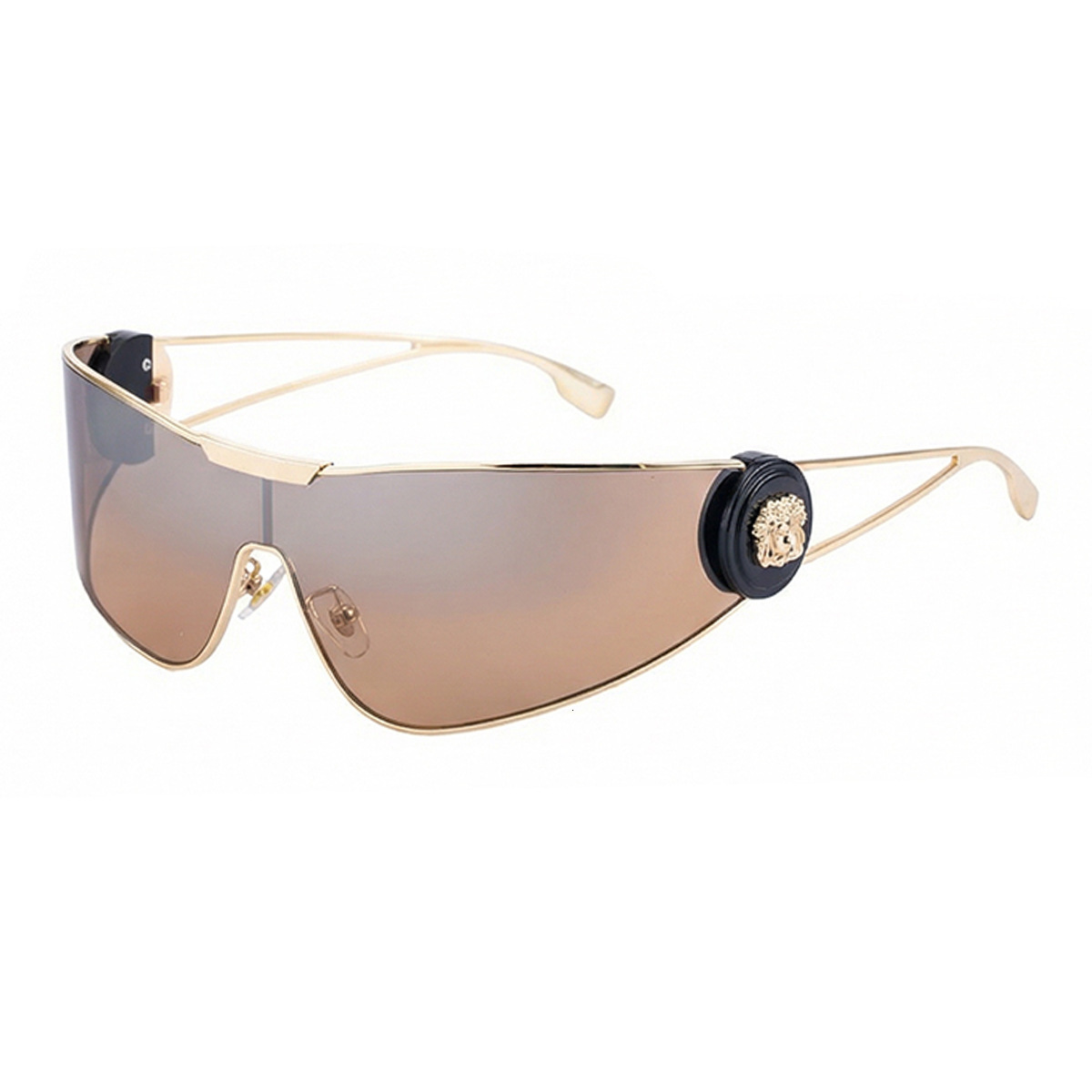 2026 New Model Designer-style Women's Fashionable Sports Sunglasses One-piece Lenses, Windproof Outdoor Sun Protection Cycling-specific Sunglasse