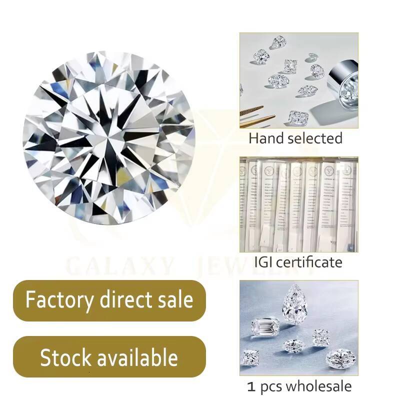 Customized Jewelry Igi Certified Diamond Lab Grown 14K Moissanite Lab Diamond Necklace Lab Grown Diamond Tennis Bracelet