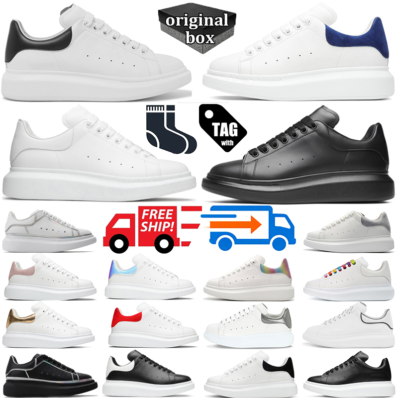 2026 Free shipping designer luxury Casual Shoes men women Height Increasing leather sneakers platform Fast delivery white black white grey 36-45