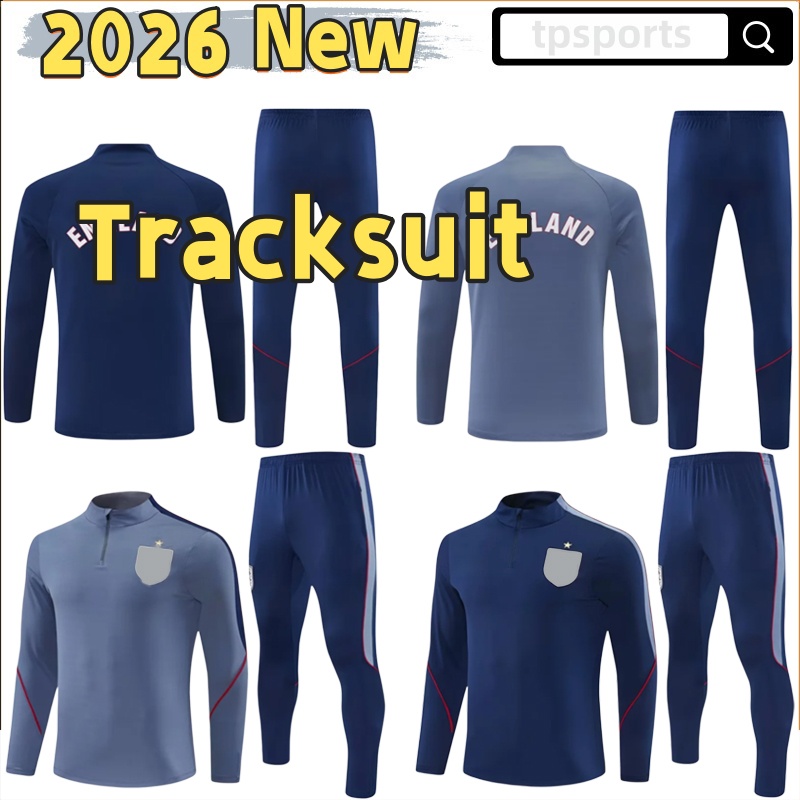 2025 2026 England tracksuit top long training suit long sleeved kit uniform chandal adult sweatshirt Sweater long sleeved tracksuit men kids sets England