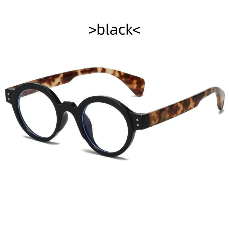 New Anti Blue Light Reading Glasses With Spring Designer Eyeglass Legs And Square Frame Cross-border New Fashion Women's High-end Anti Blue Light