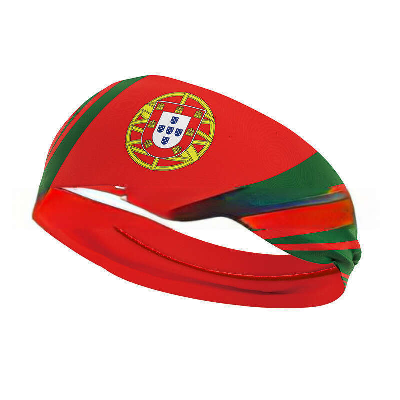USA Canada Mexico 2026 World Cup Sports Headband Portugal Fan Support Supplies Flag Print Sweatband