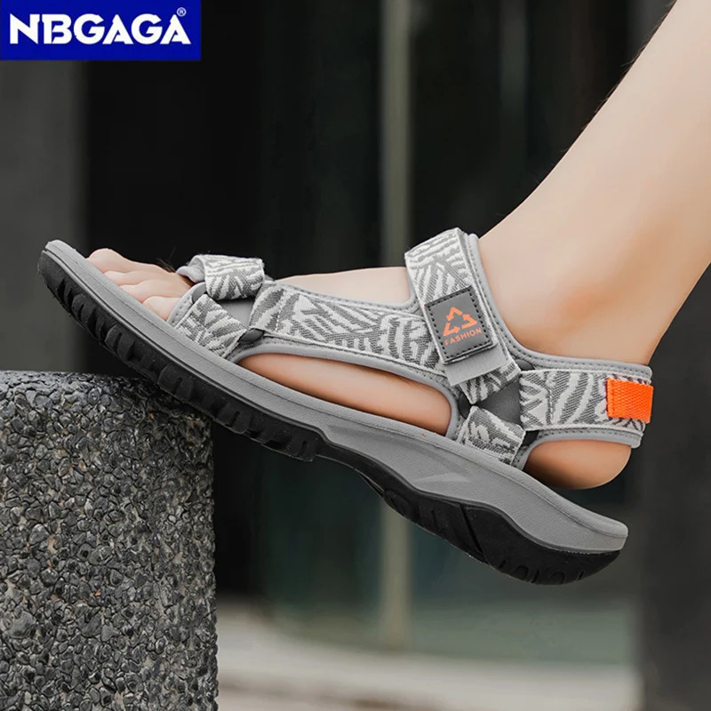 Classic Mens Hiking Sport Sandals Lightweight Leisure Beach Shoes Summer OpenToe Breathable Travel Walking Sandials 260413