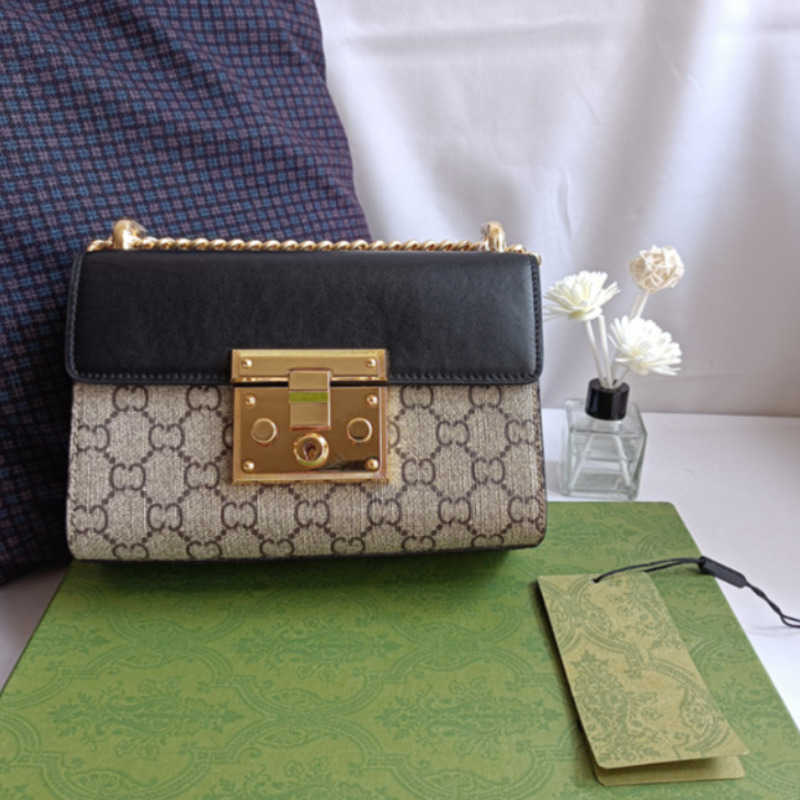 New fashion real object with womens bag leather box double chain sling single one sling Shoulder Messenger small square clearance sale bagdesigner_19JK