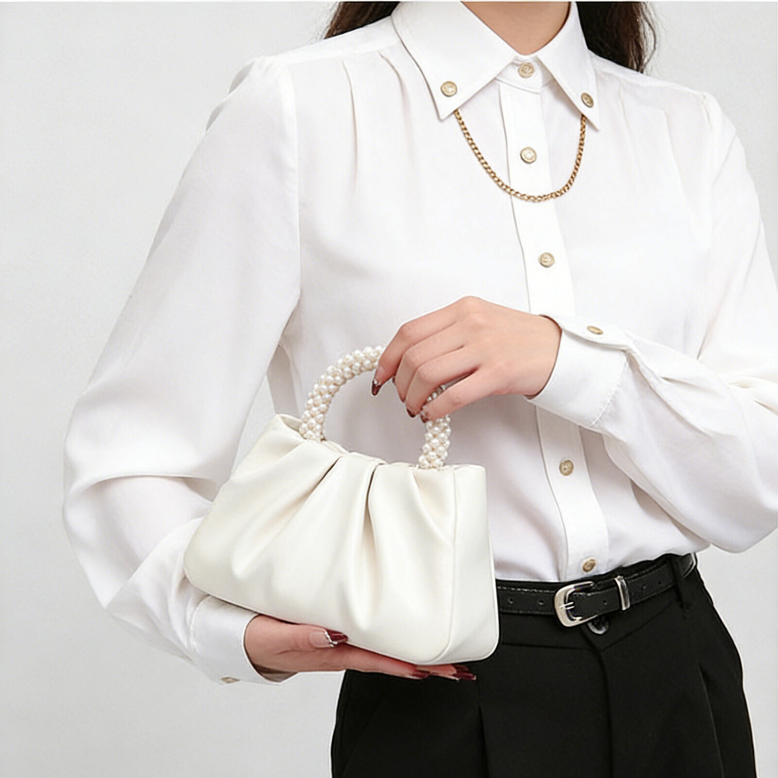 2025 New Korean-style Multi-purpose Fashion Handbag with Embroidery and Small Pouch - Women's Popular Shoulder Bag At The Elbow ddmypanda