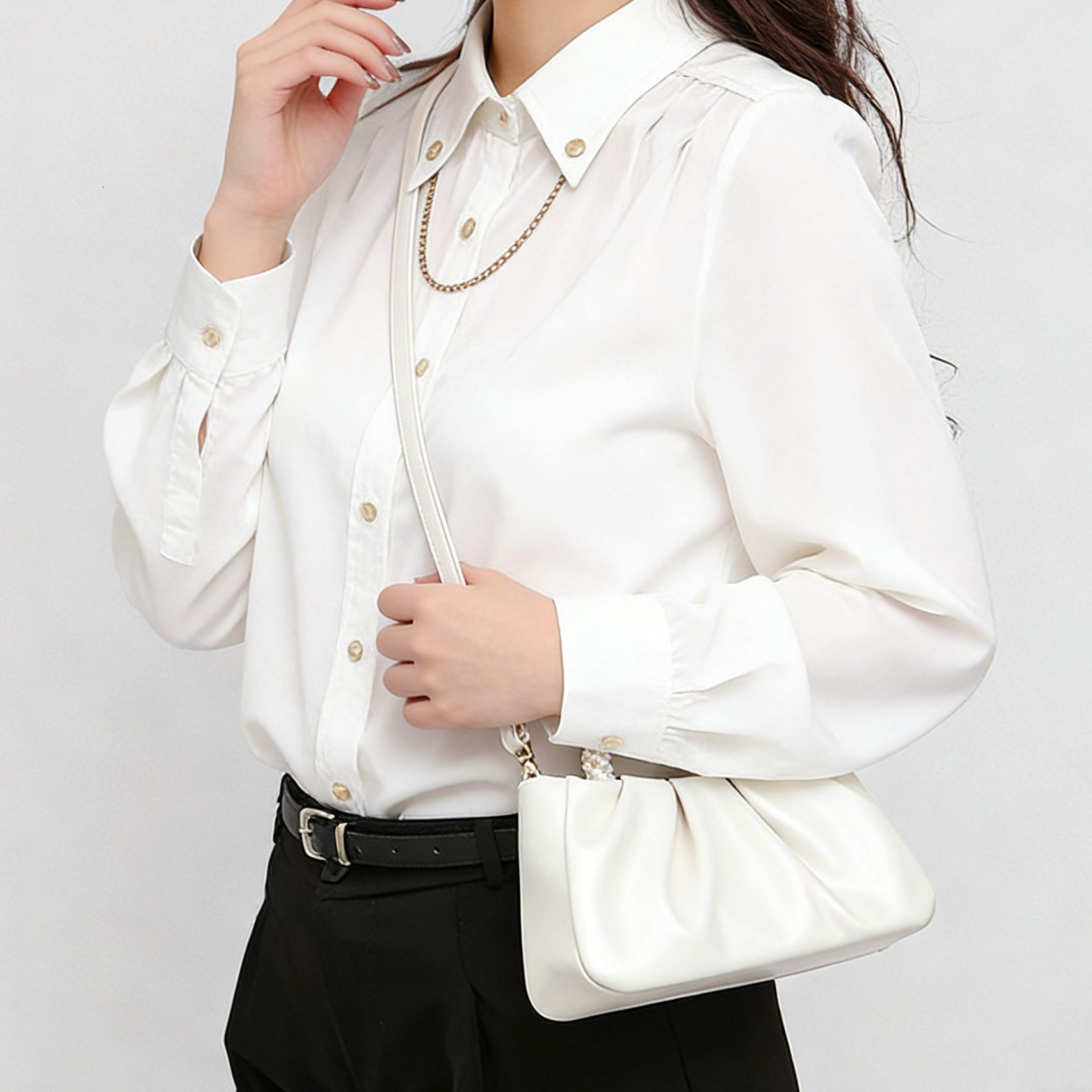 2025 New Korean-style Multi-purpose Fashion Handbag with Embroidery and Small Pouch - Women's Popular Shoulder Bag At The Elbow ddmypanda