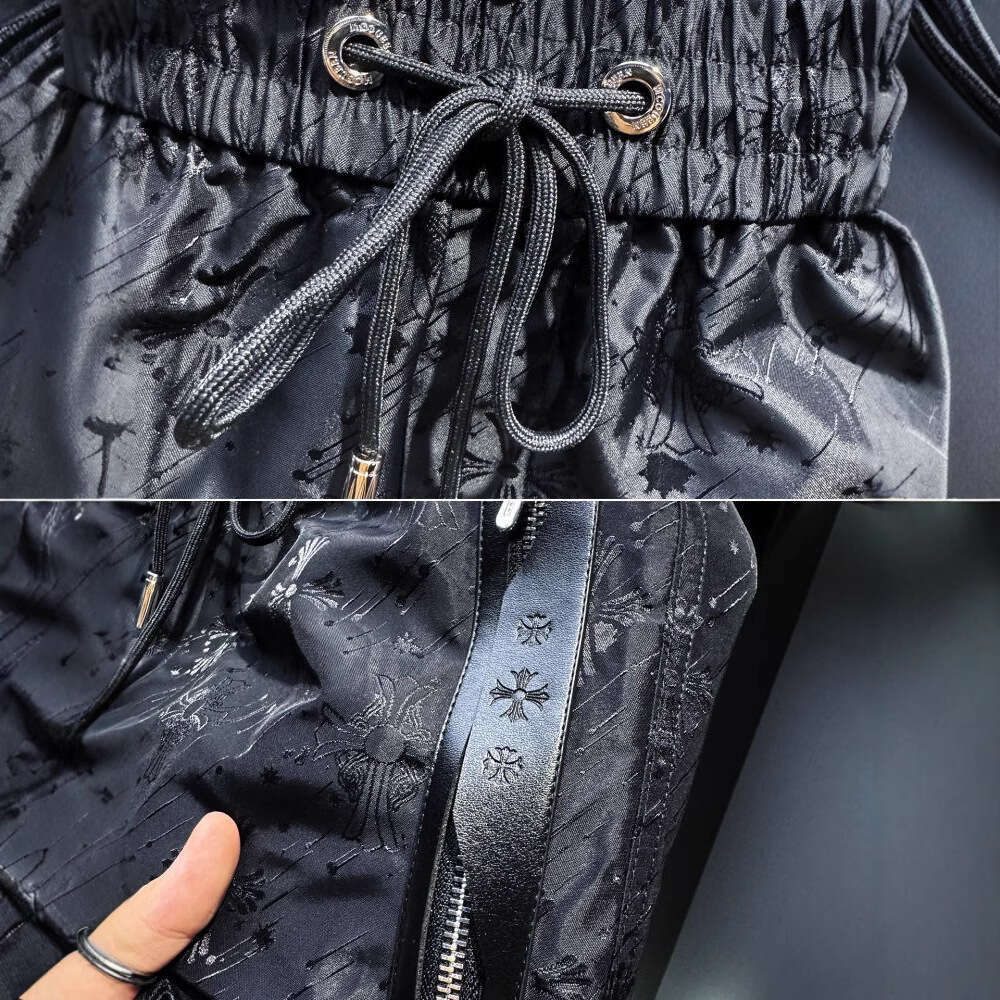 High End Jacquard For Men New Summer Trendy Slim Fit Casual Beach Shorts Men S Knee Length Shorts Shorts Men Pants Swim Trunks - view 3