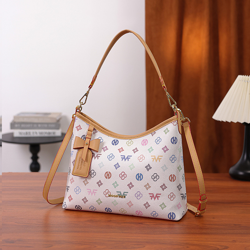 LORDLY KNACK Colorful Tote For Women Spring Summer New Commuter Shoulder Crossbody Large Capacity Versatile Shopping Bag