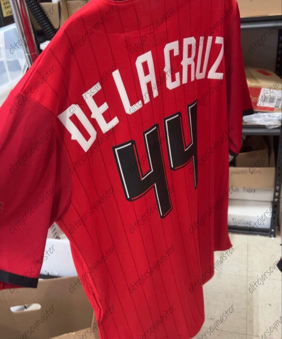 44 Elly De La Cruz 2026 City Connect Ken Griffey Jr. Barry Larkin Johnny Bench Stephenson Spencer Steer Greene Pete Rose 14 Personalized Customized Ba