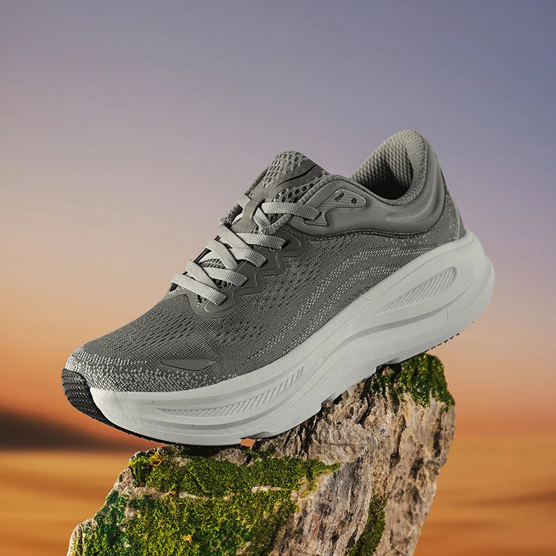 Fashionable casual mens sneakers non-slip wear-resistant air cushion sneakers outdoor lightweight breathable mesh running shoes 260410