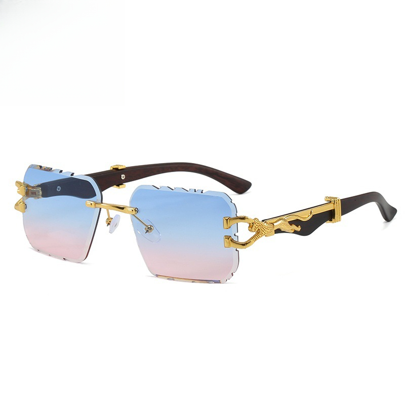 2026 New Designers' Sun Glasses - Beach Metal Leopard Head Decorative Outer Line - Protective Function - Luxurious Men's And Women's Su