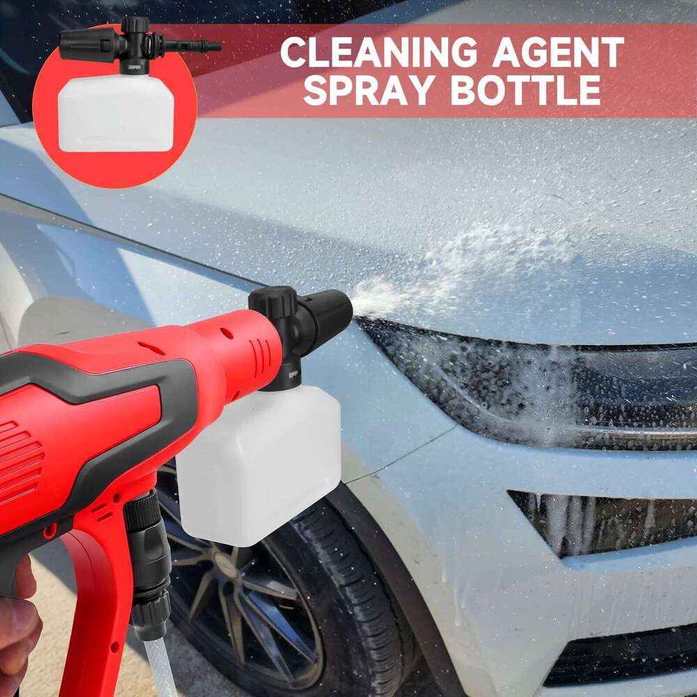 Brushless Electric Pressure 653PSI Cordless Power Washer 3-Speed LCD Display for Milwaukee 18V No Battery
