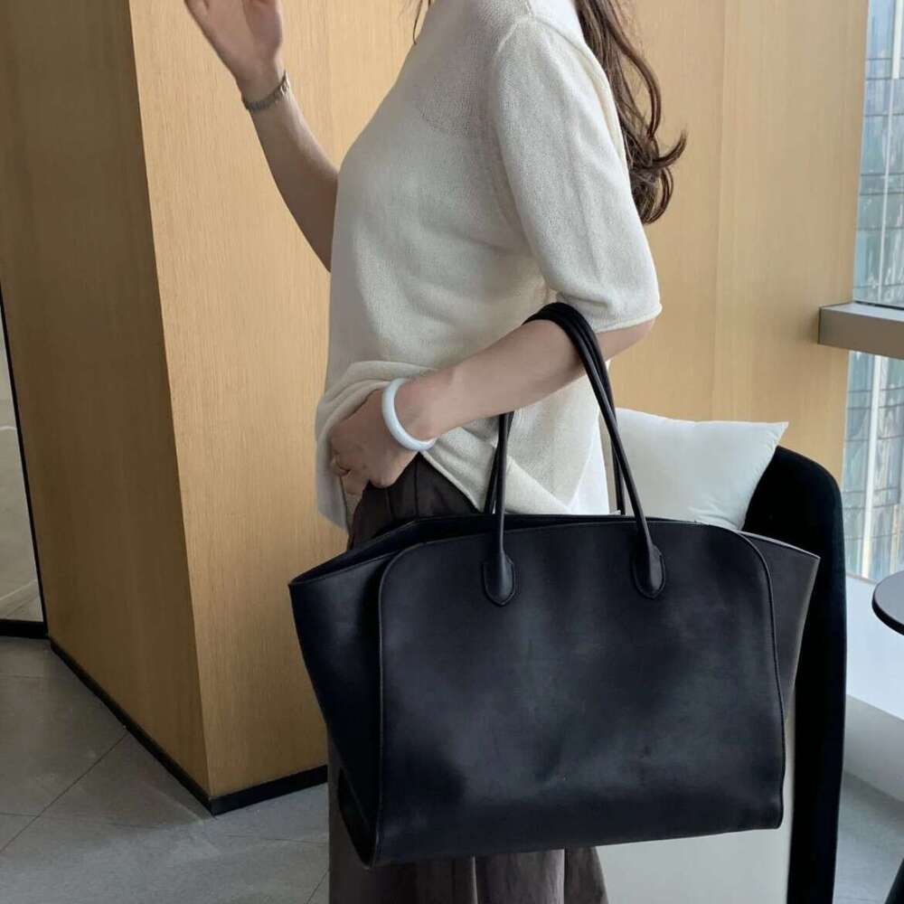 2026 New Retro Color Block Frosted Leather High-End Oversized Tote Bag Large Capacity Commute Underarm Long Handle Shoulder Crossbody Bag SENYY