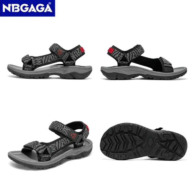 Classic Mens Hiking Sport Sandals Lightweight Leisure Beach Shoes Summer OpenToe Breathable Travel Walking Sandials 260413