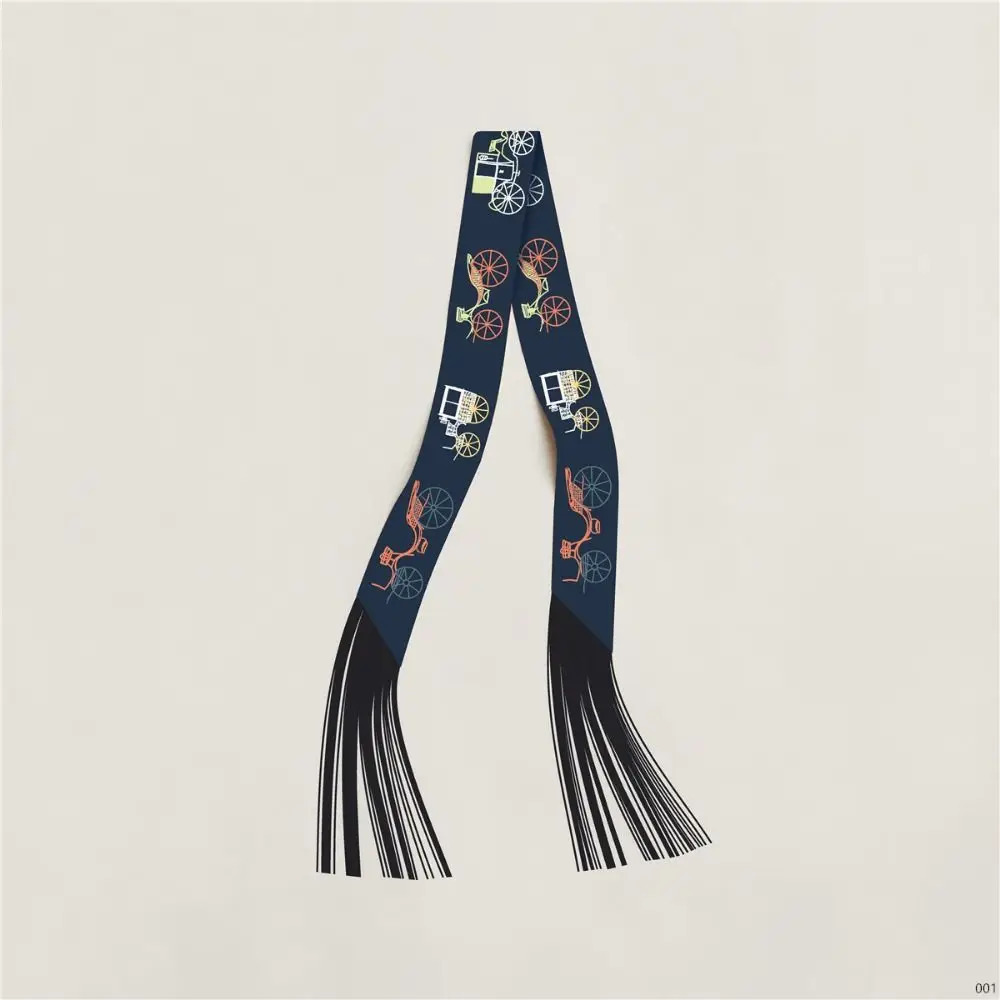 Silk Korean Long Tassel Ribbon DIY Decoration 5x130cm Womens Decorative Scarf Fashion Accessories Small Scarf 260409
