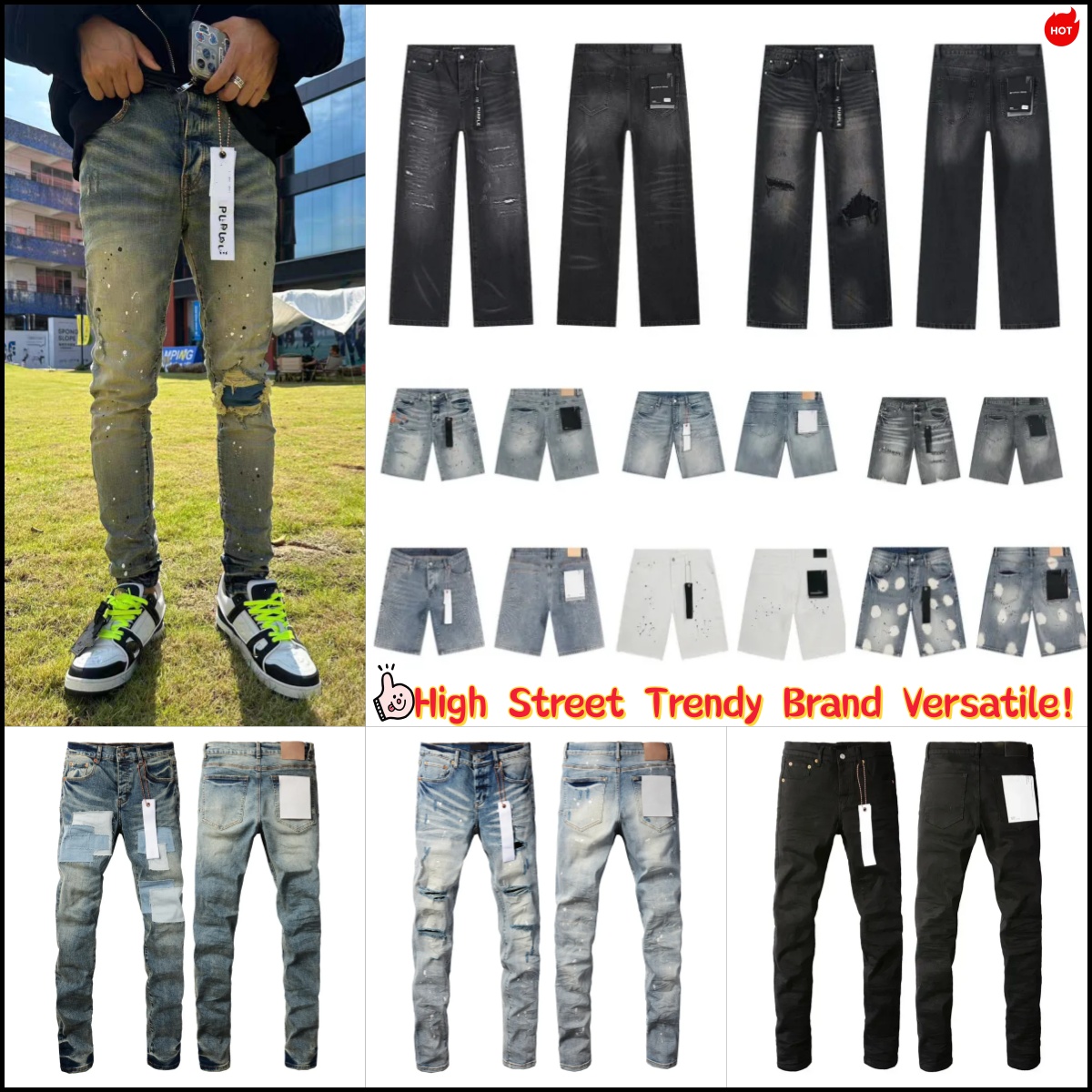 mens jeans designer jean pursple brands jeans for mens designer jean high quality pant jeans for men fashion pant designer for men pants luxury straight retro ripped