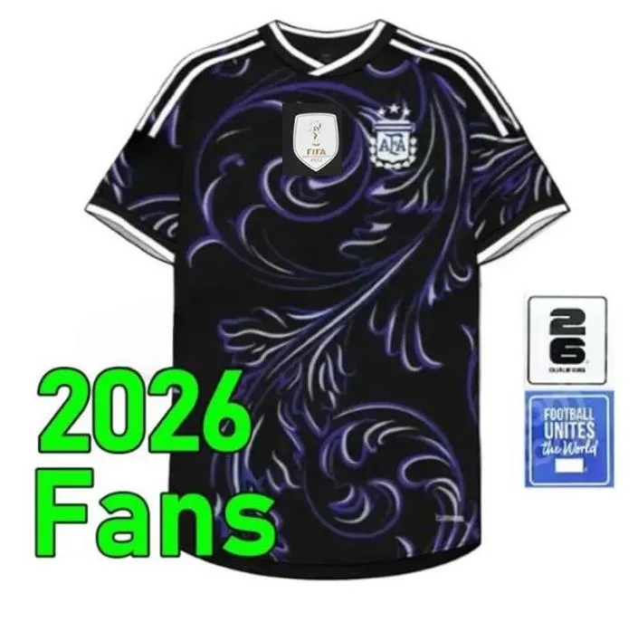 Argentinas Jersey 2026 World Cup Soccer Jerseys Long Sleeves 26 27 GARNACHO DE PAUL Maillot Retro Football Shirts Tops Men Kit Kids Goalkeeper Trainin