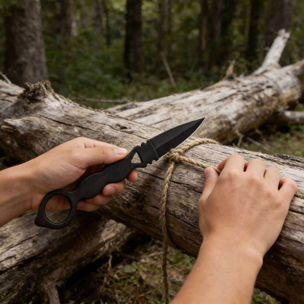 1/2PCS,Multi-Functional Essential Tactical Camping Knife Leisure Mountain Climbing Portable Outdoor Tools
