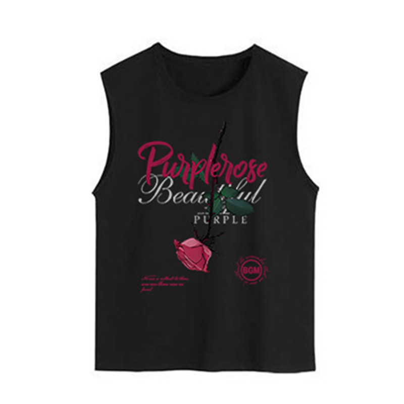 2026 Summer Men's American High Street Tank Tops | Minimalist INS Trendy Casual Athletic Sleeveless Tees