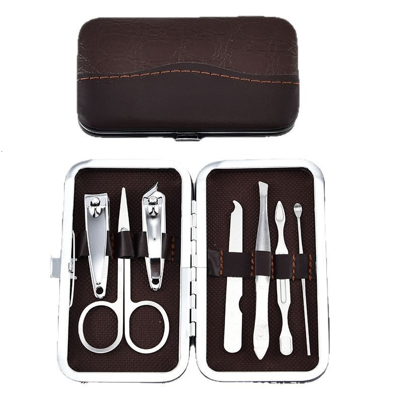 Round Tail Contouring Clippers Beauty Kit Nippers Full Nail Cutter Manicure Tool Box Set ddmythur ddmythur