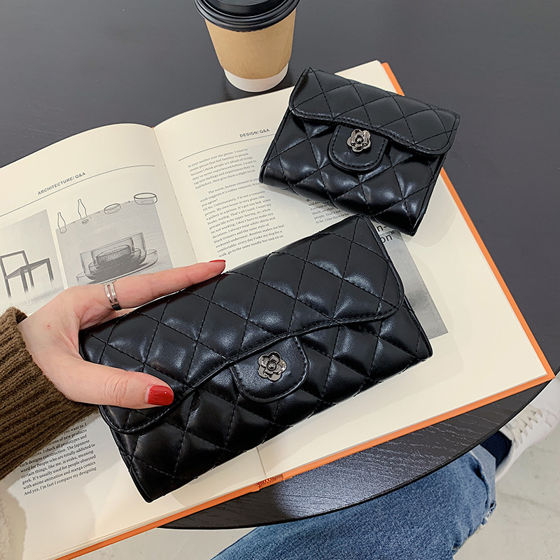 Ladies' lightweight luxury wallet, fashionable retro multi-card holder ID card wallet, multifunctional luxury wallet, high-capacity coin purse, n