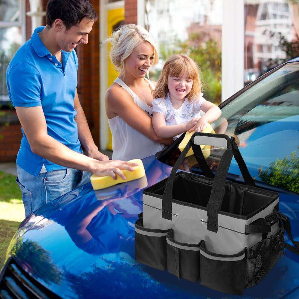 Large with Handle Caddy Organizer Detachable Divider Kitchen Cleaning Supplies Storage Bag