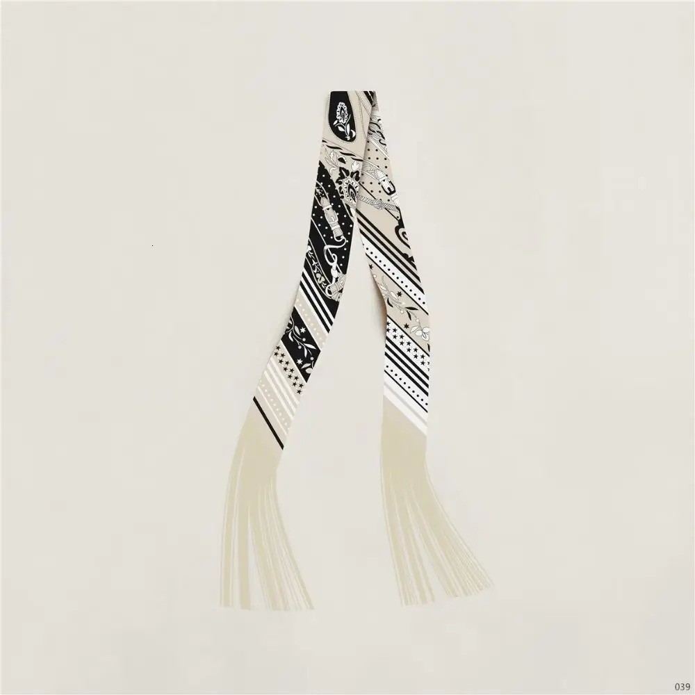 Silk Korean Long Tassel Ribbon DIY Decoration 5x130cm Womens Decorative Scarf Fashion Accessories Small Scarf 260409
