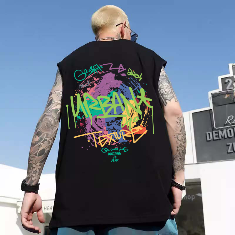 Summer Men's New Gym Tank Tops | Trendy Loose Plus Size Basketball Sleeveless Tees for Layering
