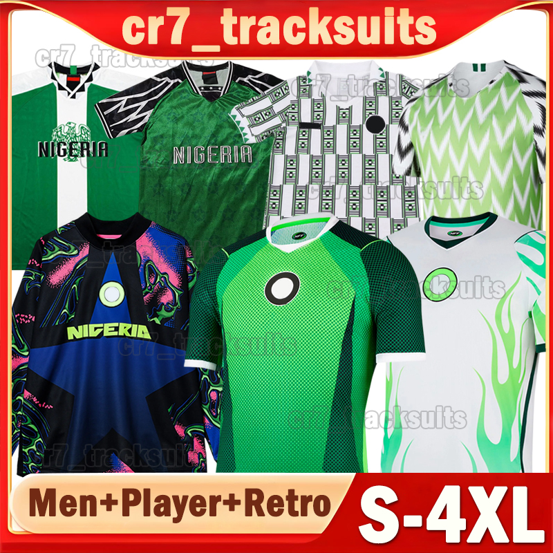 XXXL 4XL 26 27 Nigeria Soccer jerseys Retro 2018 1994 1998 maillot de foot 2026 2027 CHUKWUEZE SIMON IHEANACHO AJAYI DESSERS player version football shirts kids kits