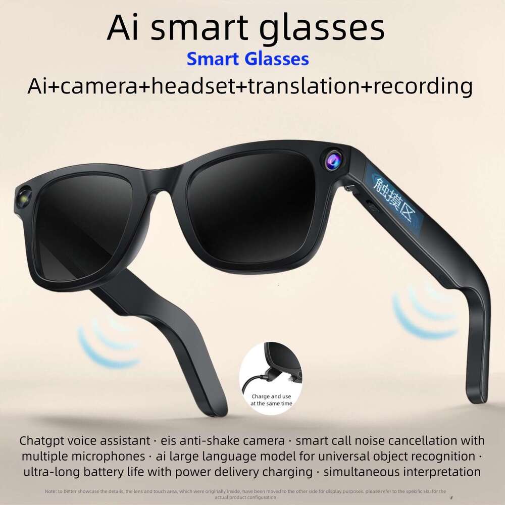 Famous Brand Video Voice Interaction Simultaneous Translation Conference Recording Smartglasses AI Smart Glasses Wearable Devices CKS
