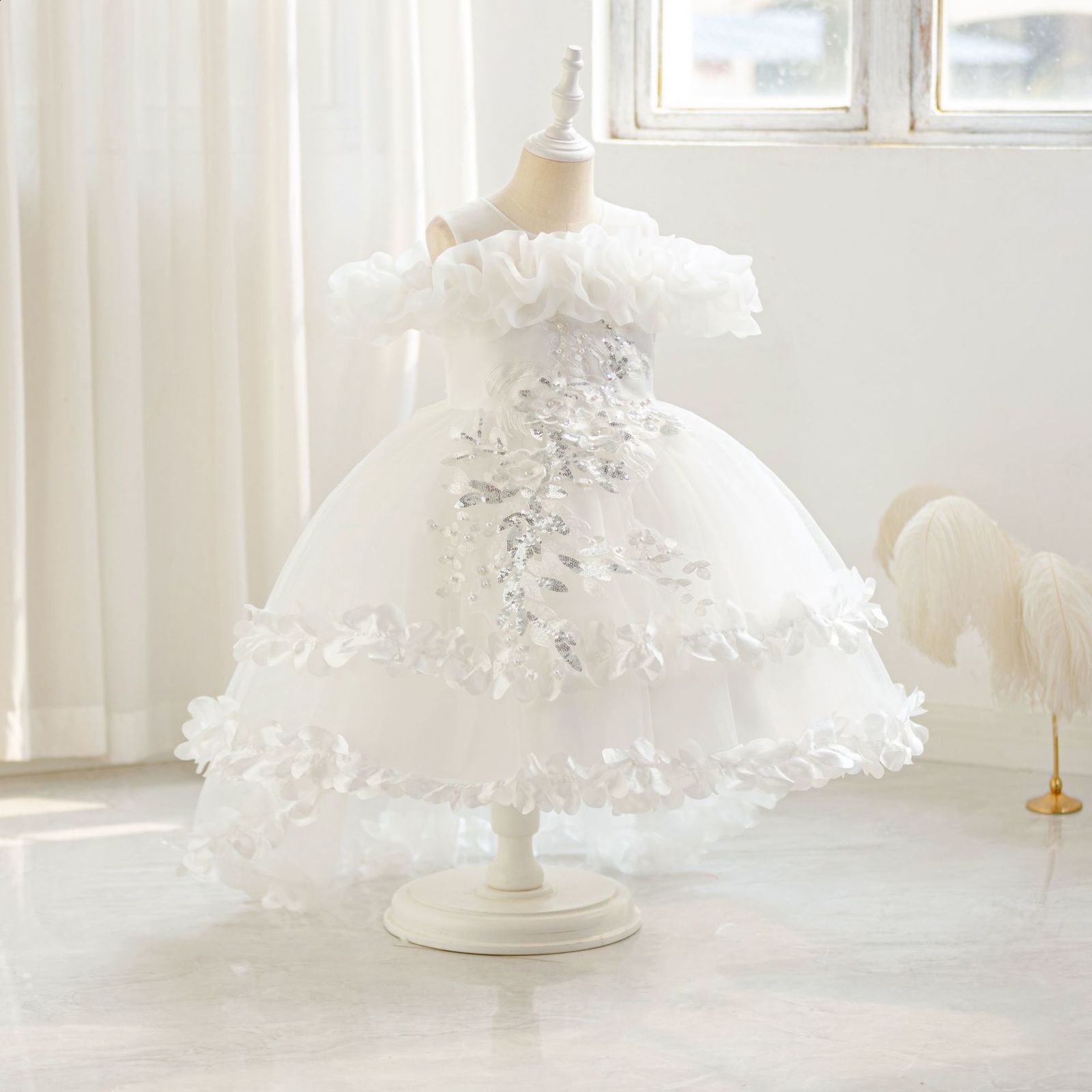 Baby Girl Summer Duck y Pink Plaid Turkish Vintage Ball Gown Princess Dress for Easter Eid Birthday Party B257 251010