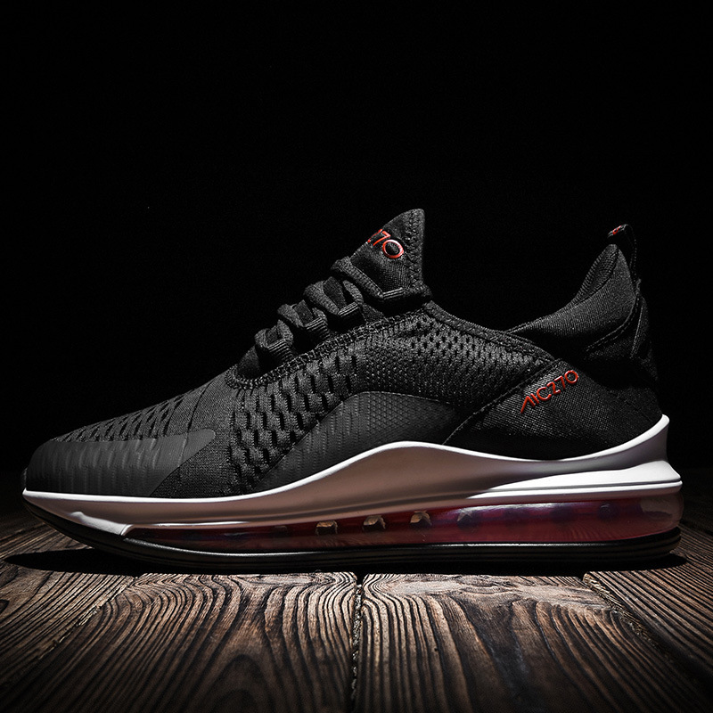 Free shipping Men comfortable and trendy soft soled sports and leisure shoes men thick soled height increasing Educational Upside white