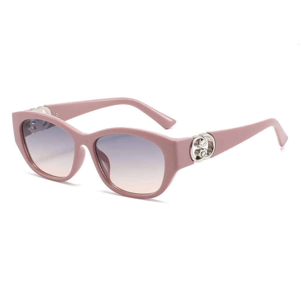 Sunglasses New Non-Mainstream Retro Cat-Eye For Men, Cross-Border Street UV Protection Glasses, Metal Outdoor Women's Sunglasses