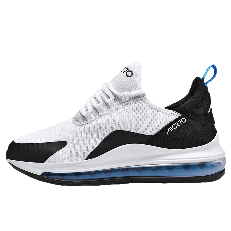 Free shipping Men comfortable and trendy soft soled sports and leisure shoes men thick soled height increasing Educational Upside white