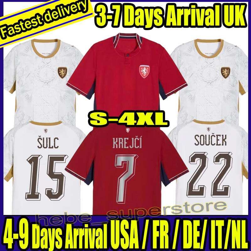 S-4XL 2026 2027 Czech Republic Soccer Jerseys VITIK KREJCI SCHICK DOUDERA SULC CHORY SOUCEK National team football shirt