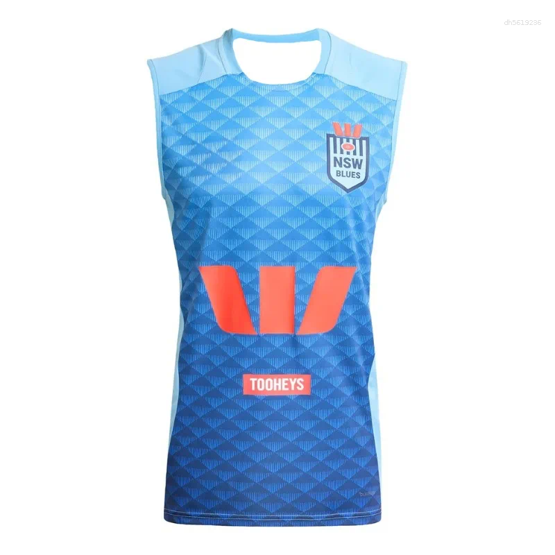 Men's Shorts NSW Blues State Of Origin Training Singlet - Mens Vest Summer Waistcoat T Shirt Top Colthing