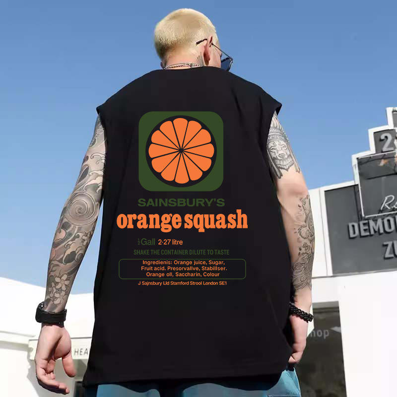 Summer Men's Chinese Trend Tank Tops | Trendy INS Loose Athletic Oversized Sleeveless Tees