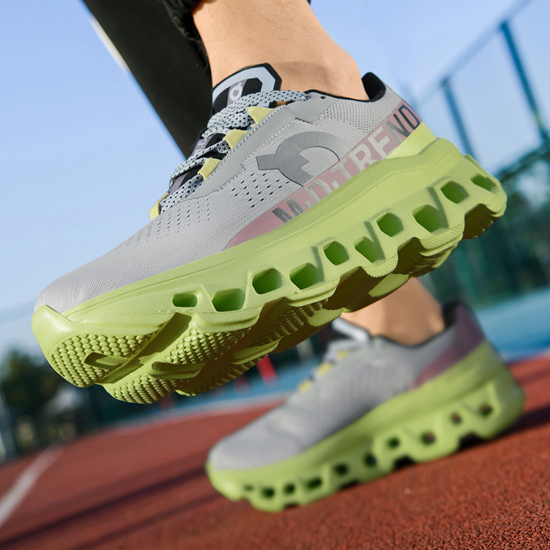 Free shipping Men comfortable and trendy soft soled sports and leisure shoes men thick soled height increasing Educational Durable white