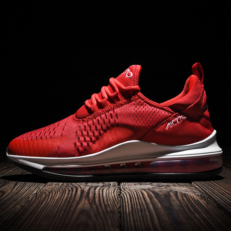 Free shipping Men comfortable and trendy soft soled sports and leisure shoes men thick soled height increasing Educational Upside white