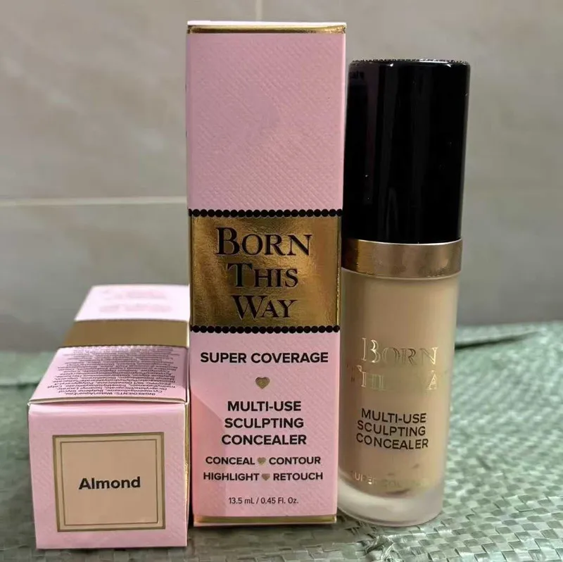 Face Concealer Born This Way SUPER COVERAGE MULTI USE SCULPTING CONCEALER 13.5ml Face Makeup Base Foundation Liquid Cosmetics 9 colors Vanilla Warm Sa
