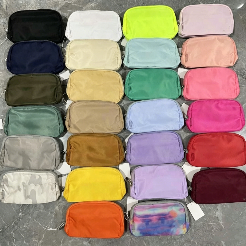 Designer Waterproof bag Yoga belt Everywhere Women Men Waist Bag Gym Elastic Adjustable Strap Zipper Fanny pack bag Wristlet Wallet Dual Pouch Bags