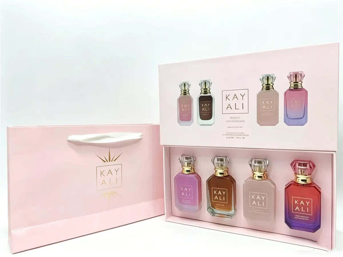 New Kayali Perfume Set 4Pcs 100ml EDP Freedom Musk Floral Sweet Fragrance Long Lasting Unisex Cologne Parfum Spray