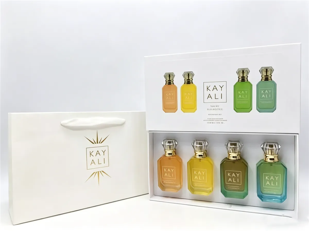 New Kayali Perfume Set 4Pcs 100ml EDP Freedom Musk Floral Sweet Fragrance Long Lasting Unisex Cologne Parfum Spray